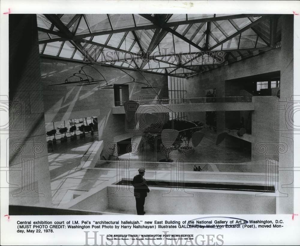 1978 Press Photo Interior of National Gallery of Art in Washington, D.C.- Historic Images