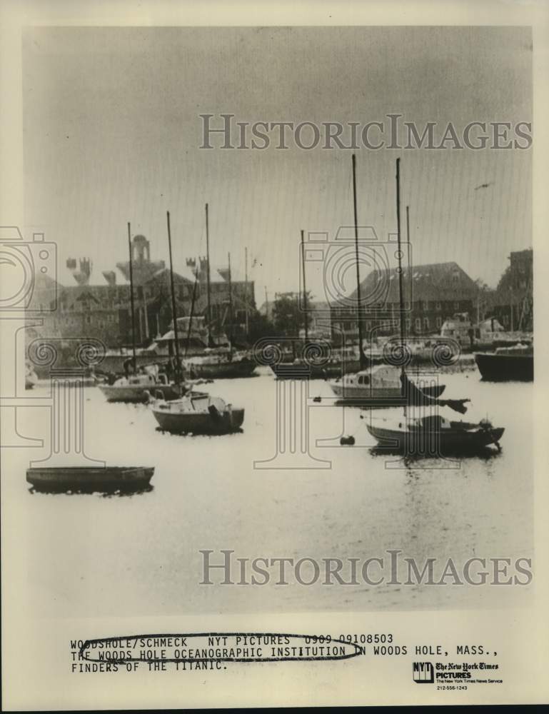 Press Photo Woods Hole Oceanographic Institution in Woods Hole, Massachusetts- Historic Images