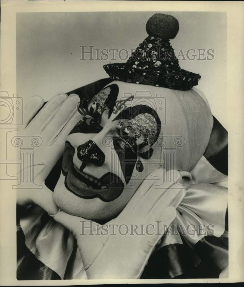 1937 Press Photo Blinko the Clown of Alzafar Shrine Circus - sax30539- Historic Images