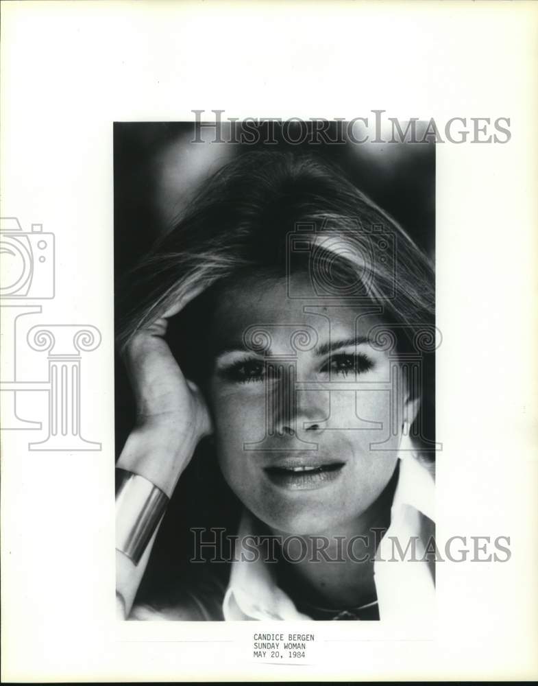 1984 Press Photo Actress Candice Bergen - sax31986- Historic Images