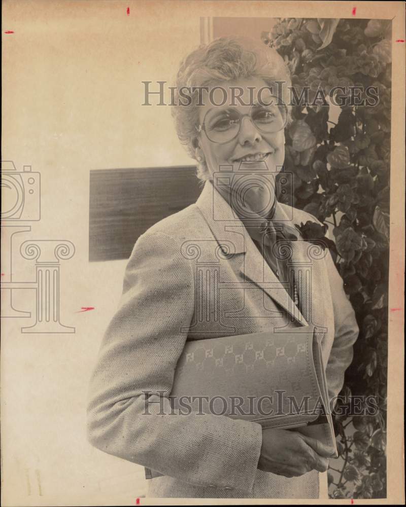 Press Photo Beulah Bea Hager - sax33165- Historic Images