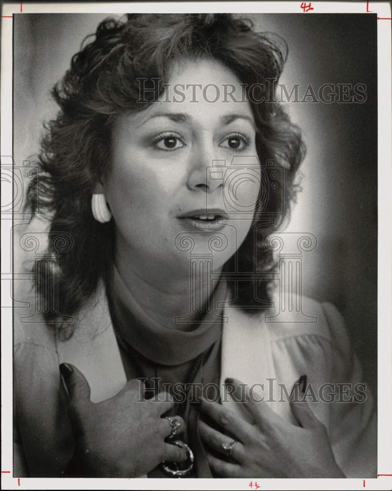 1985 Press Photo Barbara Carlile Holmes, Texas - sax33253- Historic Images