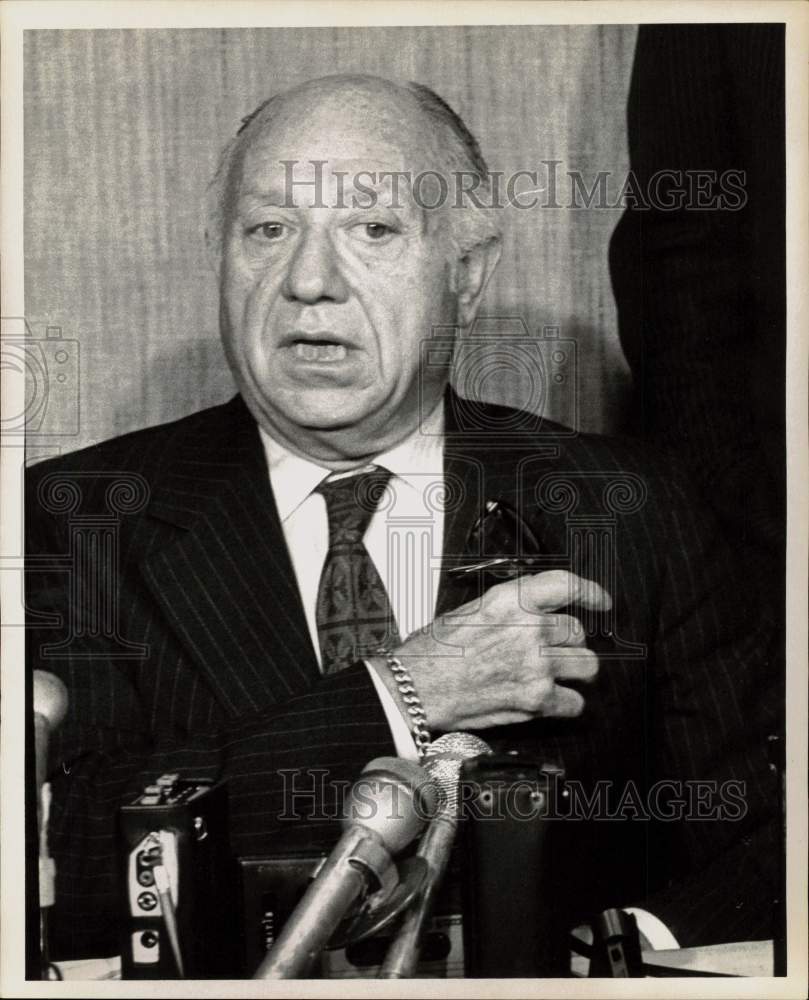 Press Photo Jacob Javits giving speech - sax33385- Historic Images