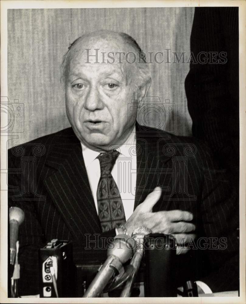 Press Photo Jacob Javits giving speech - sax33387