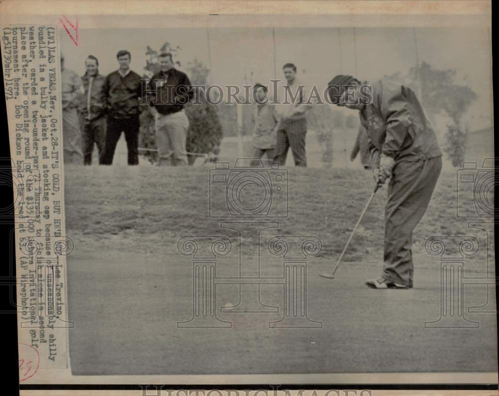 1971 Press Photo Lee Trevino in Sahara Invitational golf tournament in Las Vegas- Historic Images