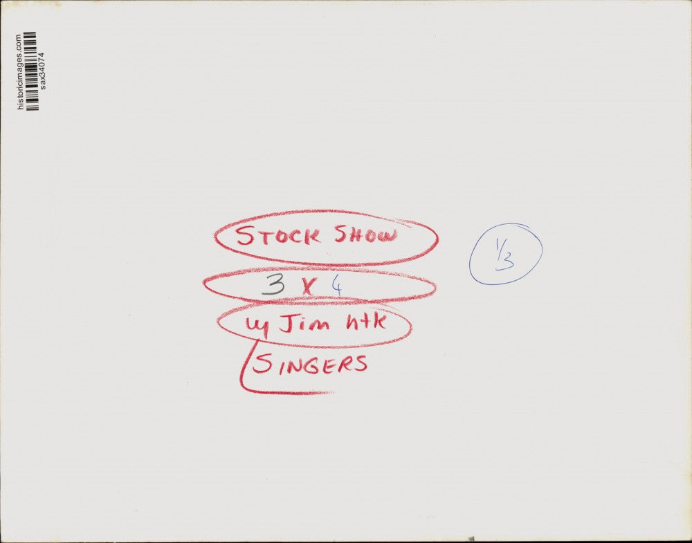 Press Photo Musical artists Jim E. Brown & Helen Cornelius - sax34074