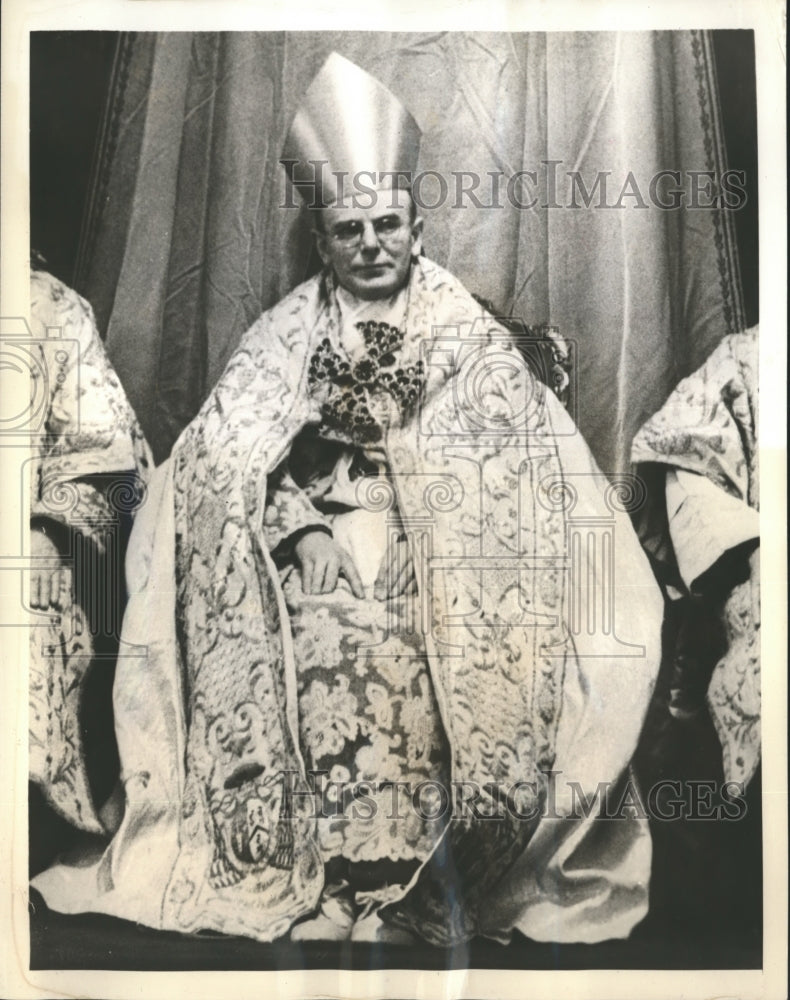 1944 Press Photo England Rt Rev Bernard Griffin new Archbishop of Westminster- Historic Images