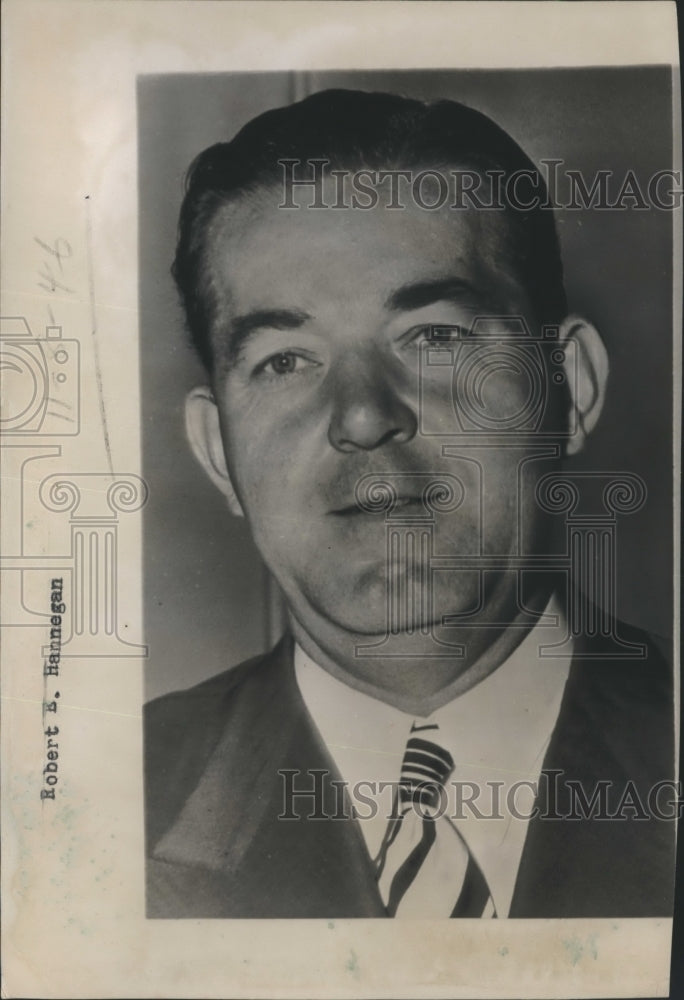 1947 Press Photo Postmaster General of the USA Robert E Hannegan - sba00449- Historic Images