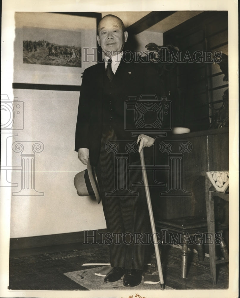 1940 Press Photo Lt. Gen. Yoshitsugu Tatekawa, Japanese Ambassador to Moscow.- Historic Images