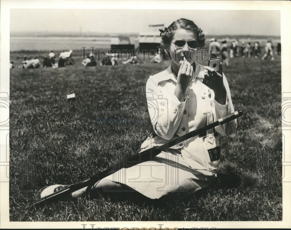 1940 Press Photo Miss Patricia (&quot;Pat&quot;) Laursen, Women&#39;s Skeet Shooting Champ- Historic Images