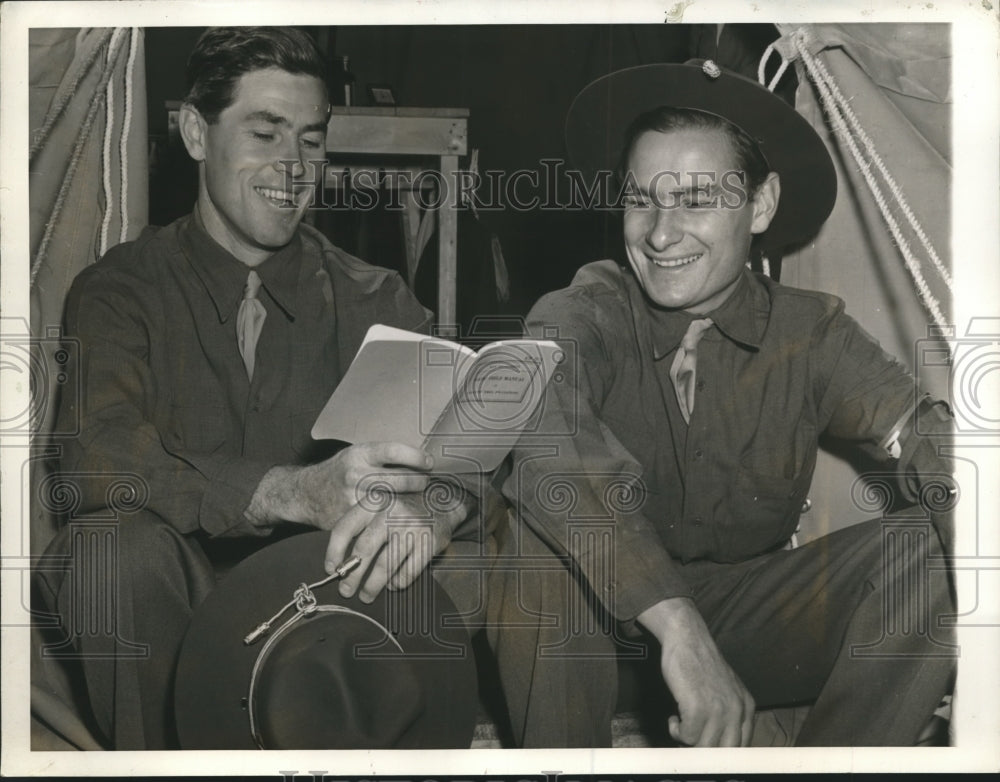 1940 Press Photo Special Military Course Given by Regular Army - sba01290