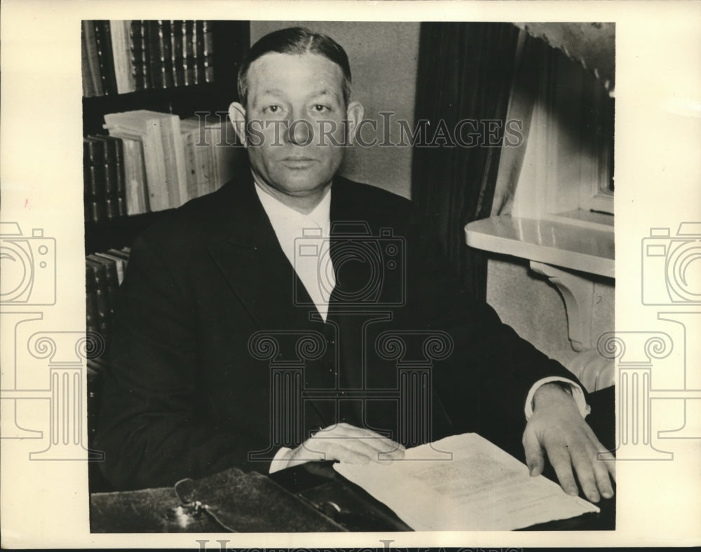 1940 Press Photo Per Edvin Skold new War Minister of Sweden to succeed Nilsson