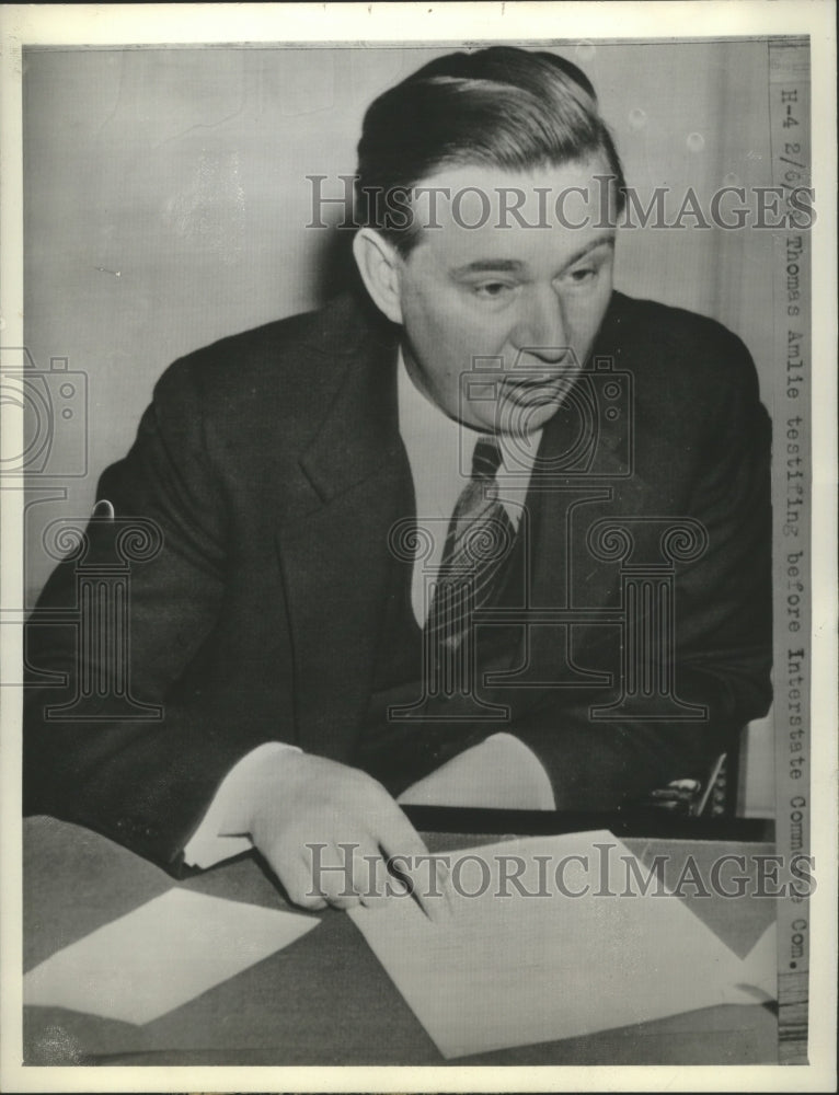 1939 Press Photo Pres Roosevelt Picks Thomas Amlie as Member of Interstate Comm