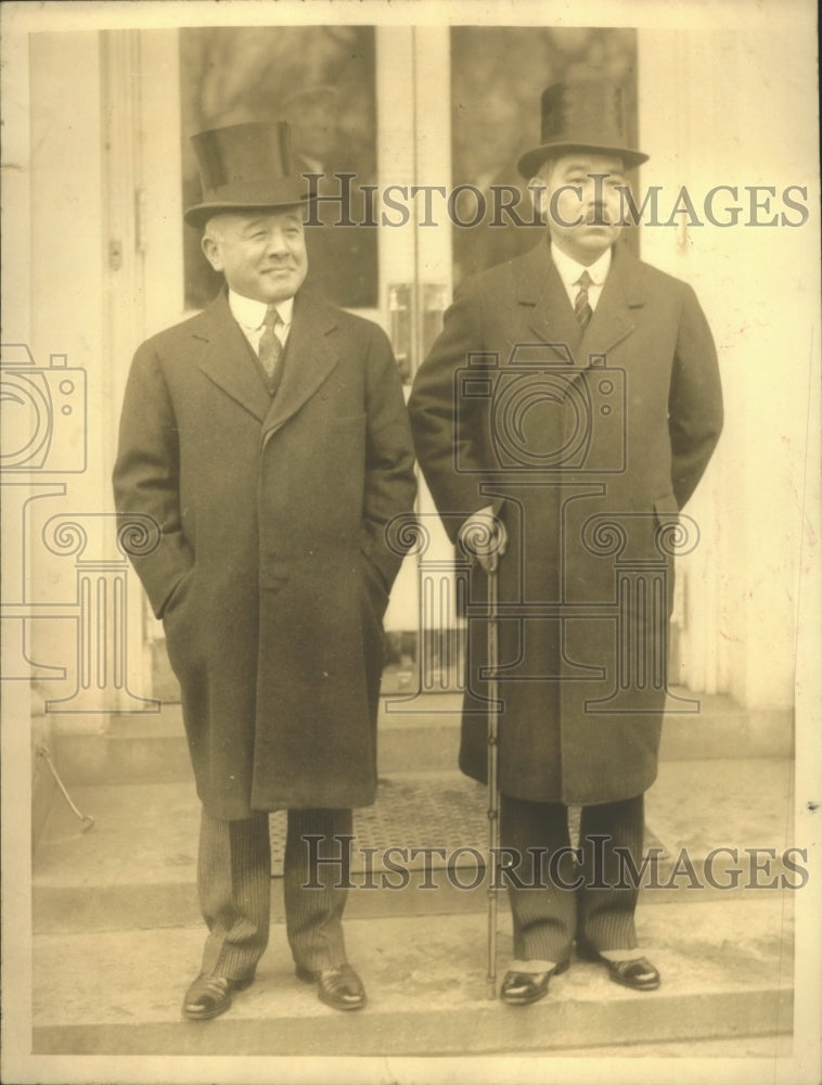 1933 Press Photo Japanese Envoy Escorts Noted Countryman to White House