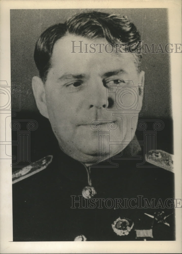 1945 Press Photo Soviet Marshall Alexander Vassilevsky warns Japanese