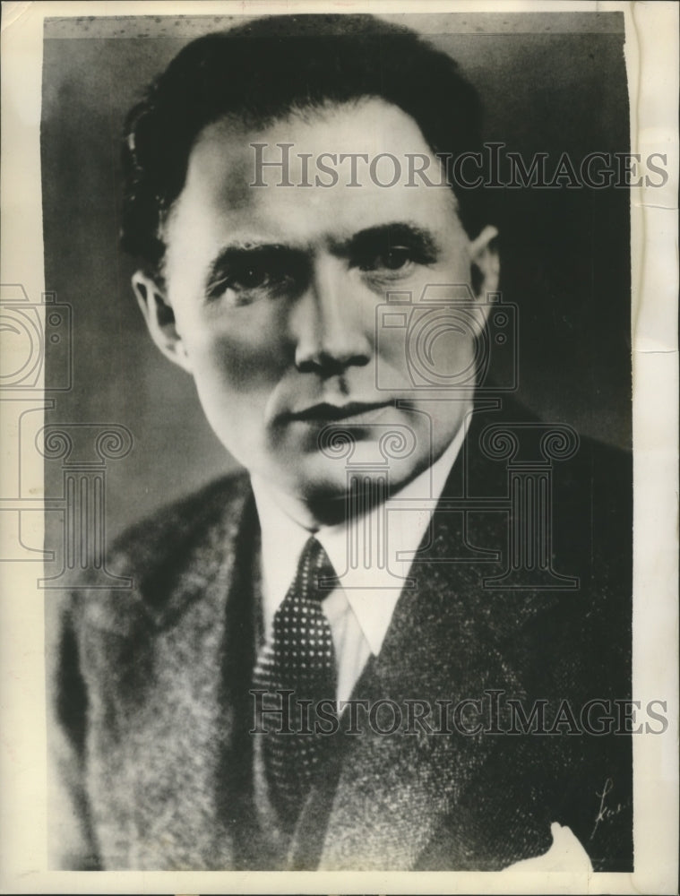 1940 Press Photo Herman Jonassen Premier of Iceland - sba01997