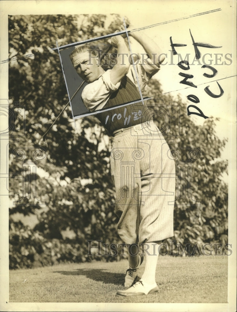 Press Photo Golfer Sid Brews - sba02069