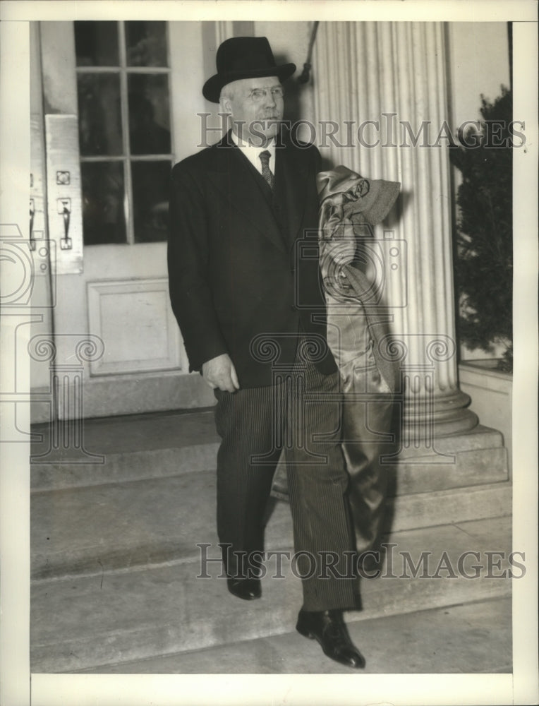 1940 Press Photo Charles Rist Economic Advisor to French Ministry at Blockade- Historic Images