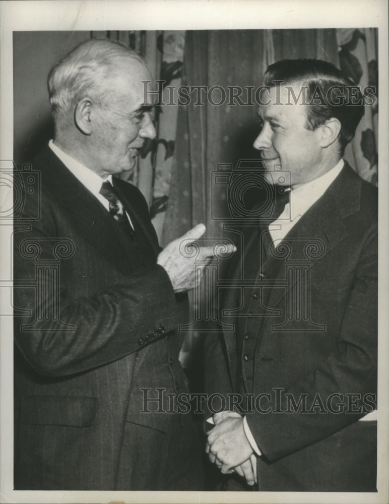 1945 Press Photo Philip Murray president & UAW VP Walter Reuther - sba02142