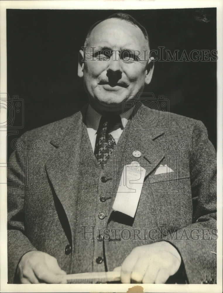 1937 Press Photo Claude C McCulloch named Federal District Judge by Roosevelt- Historic Images