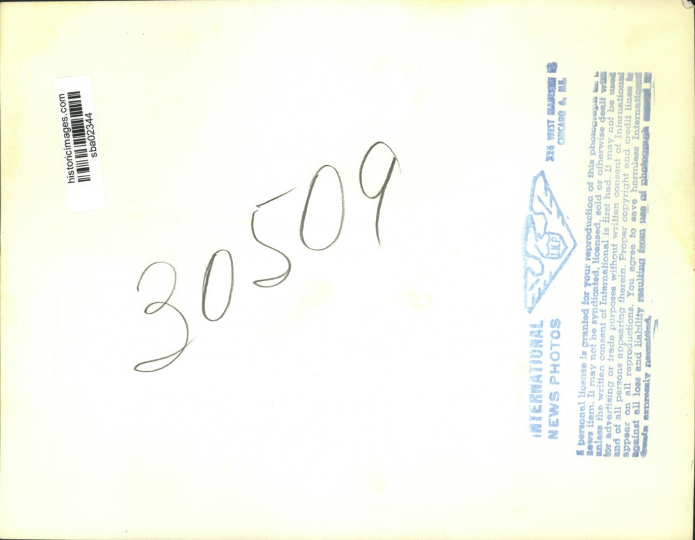 1953 Press Photo Pres. Eisenhower & Pres. Cortines unveil US-Mexican boundary