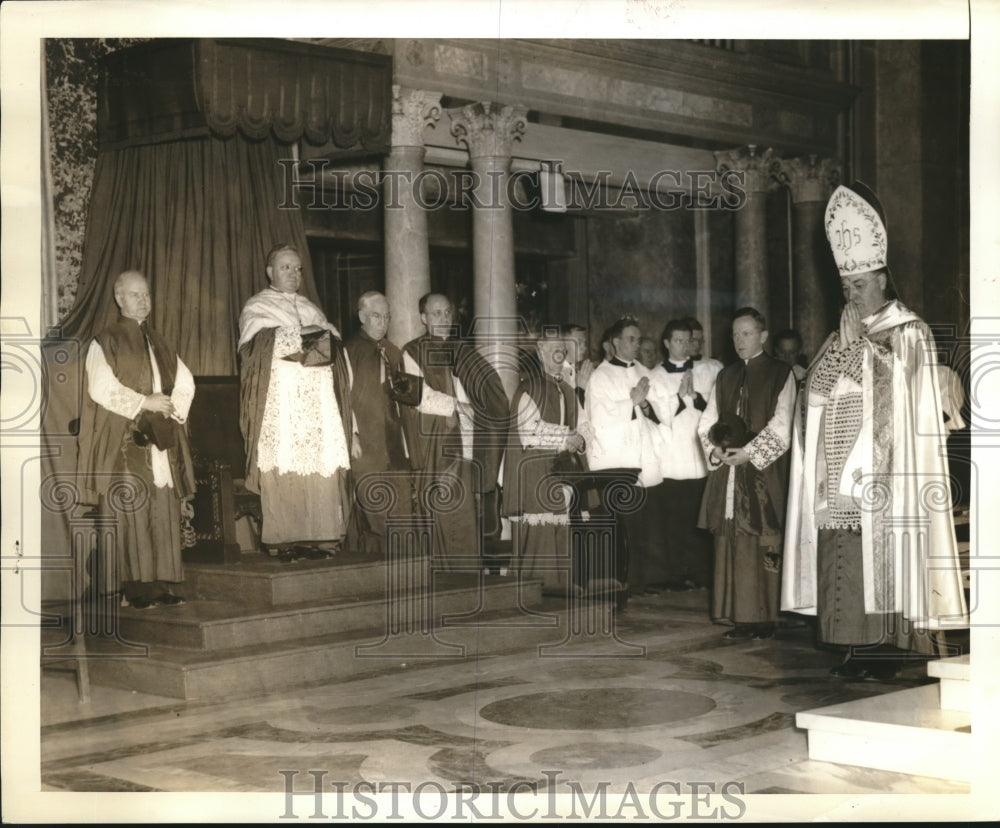 1940 Press Photo Archbishop Michael J. Curley, 1st Archbishop of Archdiocese