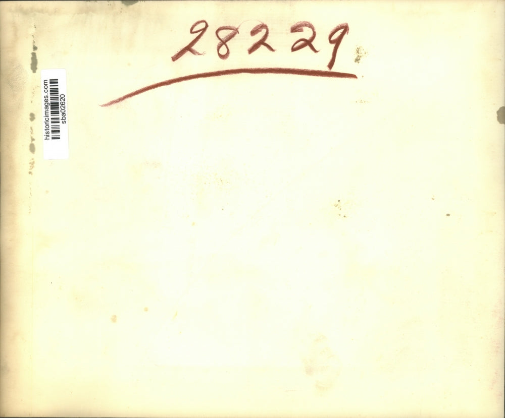 1948 Press Photo DC Paul G Hoffman re enacts swearing in with Fred Vinson