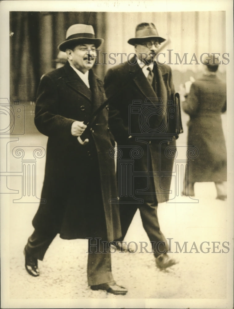 Press Photo Premier Pierre Laval Smiles in the Face of all His Difficults