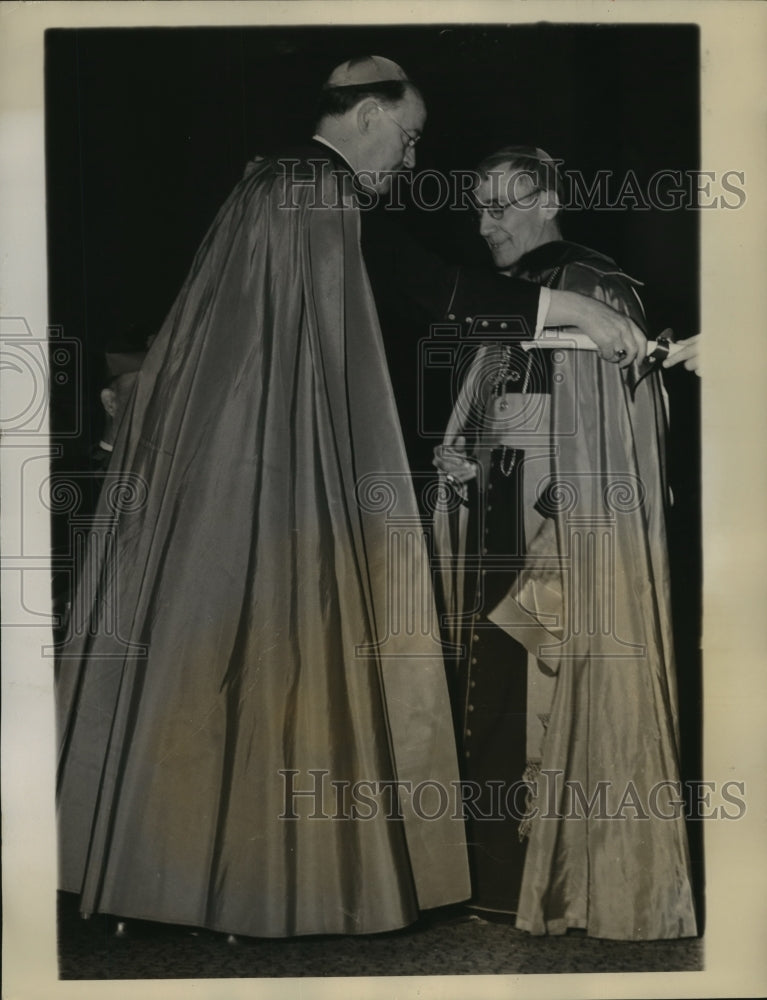 1939 Press Photo Archbishop Michael J.Curley & Archbishop Ruiz Rodriguez- Historic Images