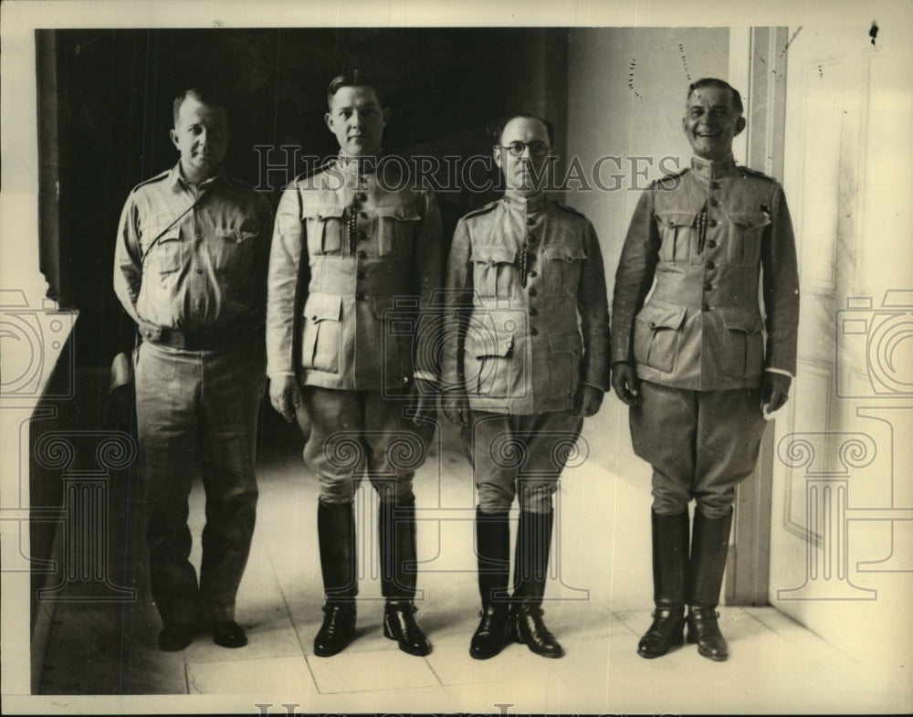 1946 Press Photo Four Bodyguards of President MacHado of Cuba- Historic Images