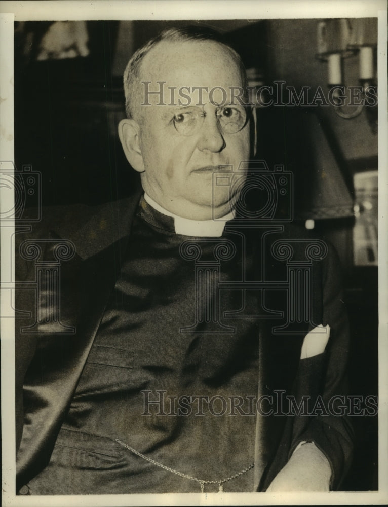 1936 Press Photo Rev/ Dr. Howard Sargent Wilkinson of Cathedral of Incarnation