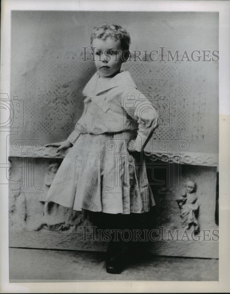 1952 Press Photo Senator Robert A. Taft as a four year old boy - sba05215
