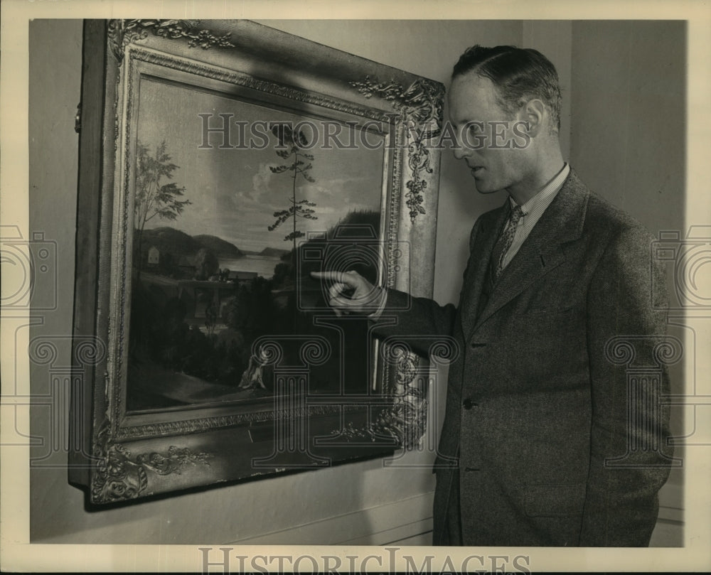 1945 Press Photo Frederick Sweet Chicago Art Institute's Associate Curator