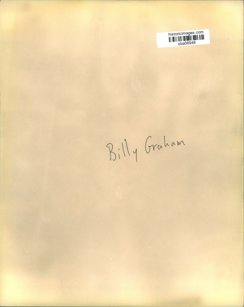 Press Photo Billy Graham, American Christian Evangelist - sba06948