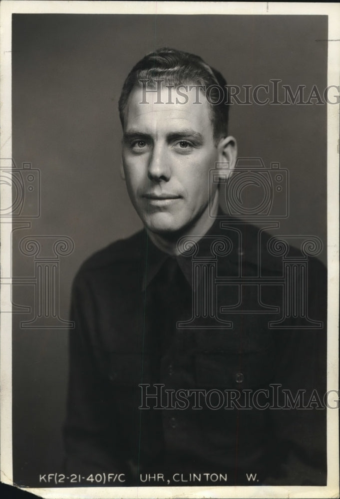 Press Photo Clinton W. Uhr - sba07409