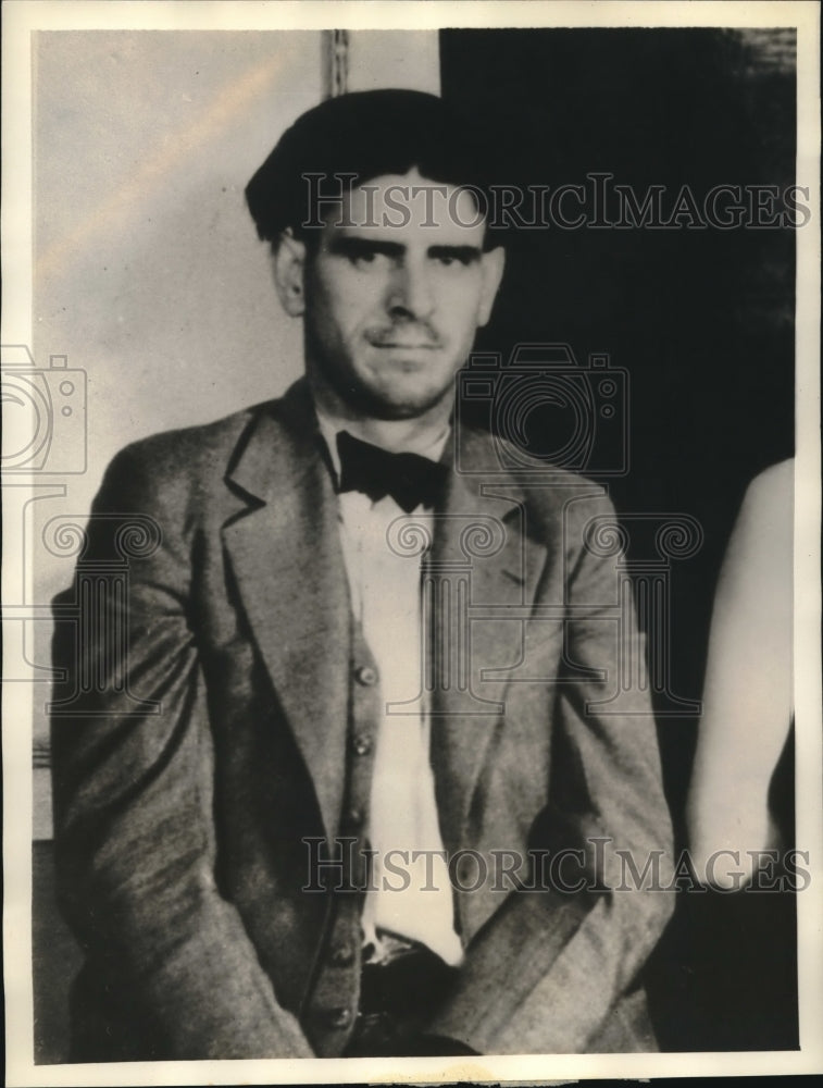 1933 Press Photo Walter McGee Sentenced to death for kidnappign of Mary McElroy