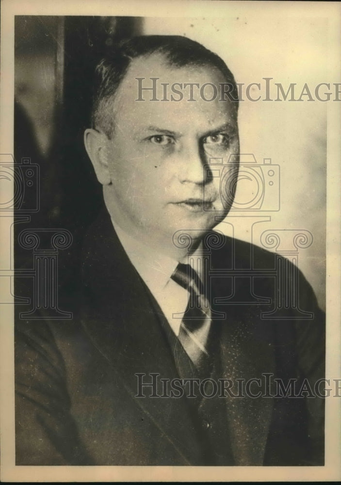 1932 Press Photo William Bray of Utica NY nominated for Lieutenant Governor