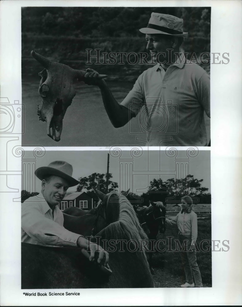 1968 Press Photo Dr. Cooley, surgeon enjoys ranch life - sba07854