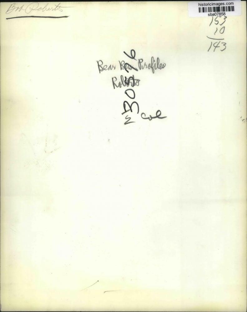 Press Photo A portrait of Bob Roberts - sba07858