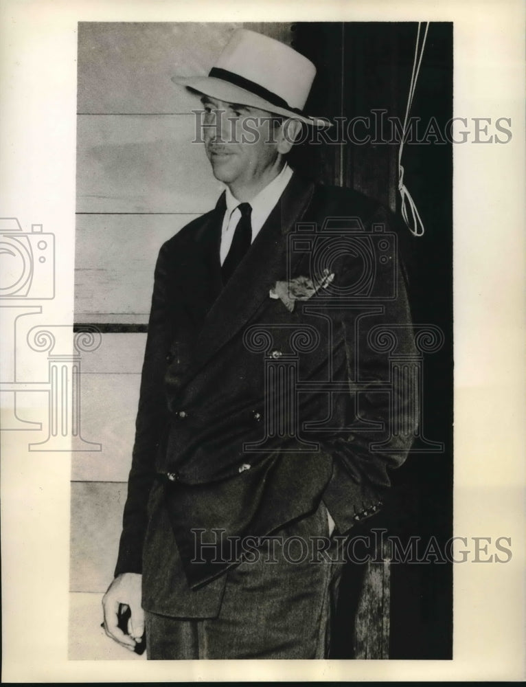 1939 Press Photo Aubrey Scotto Found &quot;Not Guilty&quot; of 3rd Degree Assault Charges- Historic Images