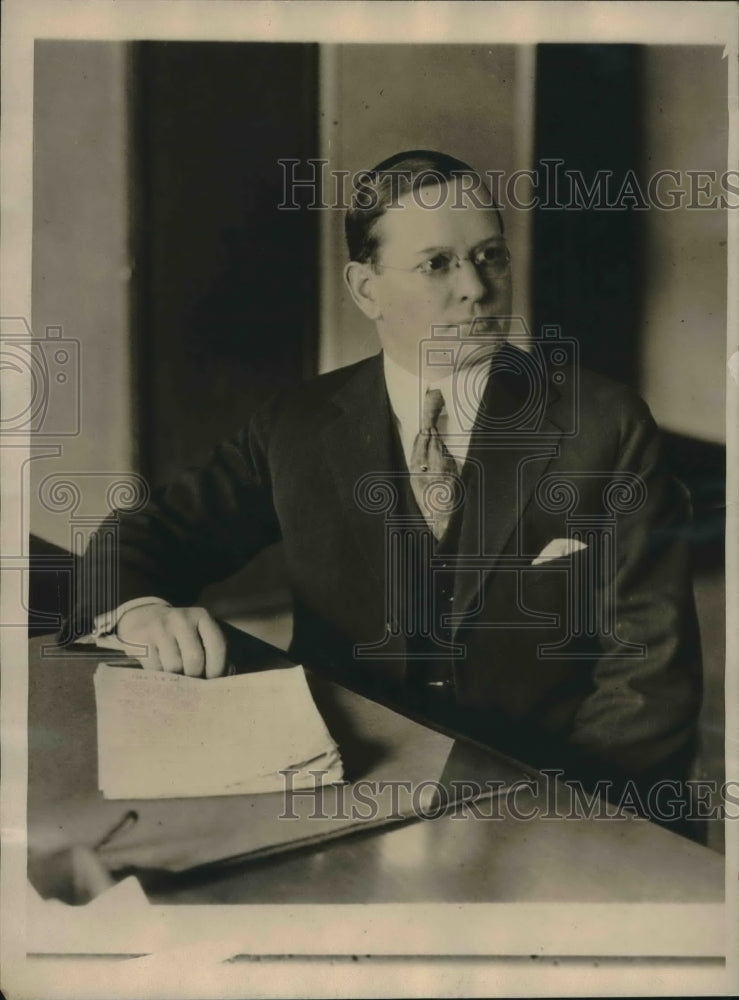 1927 Press Photo Dr. C. W. Larson Has Been Appointed "Czar" of Dairy Industry