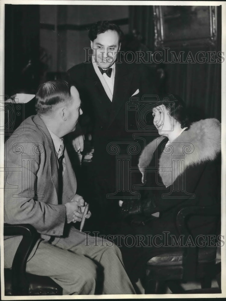 1936 Press Photo Mother of Actor Freddie Bartholomew regain child Custody