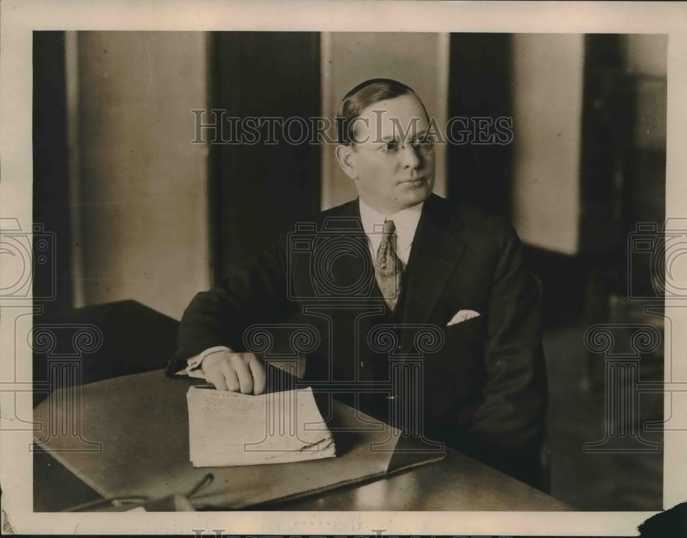 Press Photo Dr. C.W. Larson, chief of the new Dairy of Bureau of Agriculture