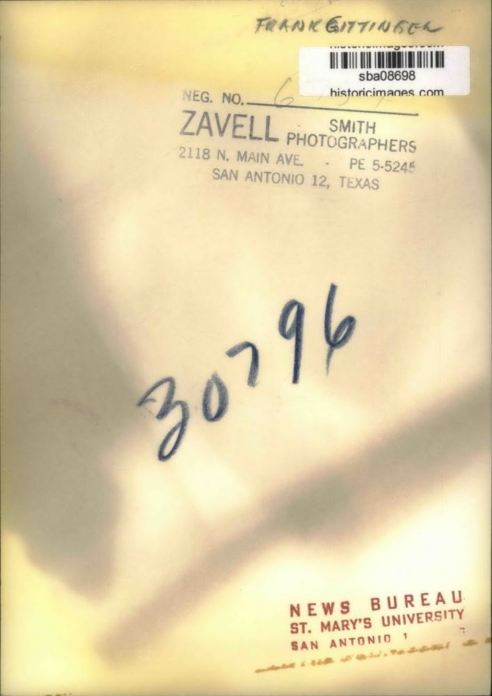 Press Photo Frank Gittinger - sba08698