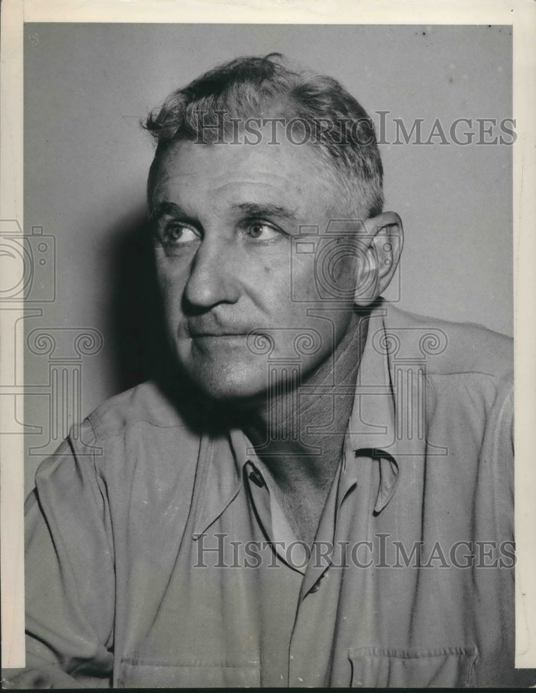 Press Photo American football Coach Matty Bell - sba08976- Historic Images