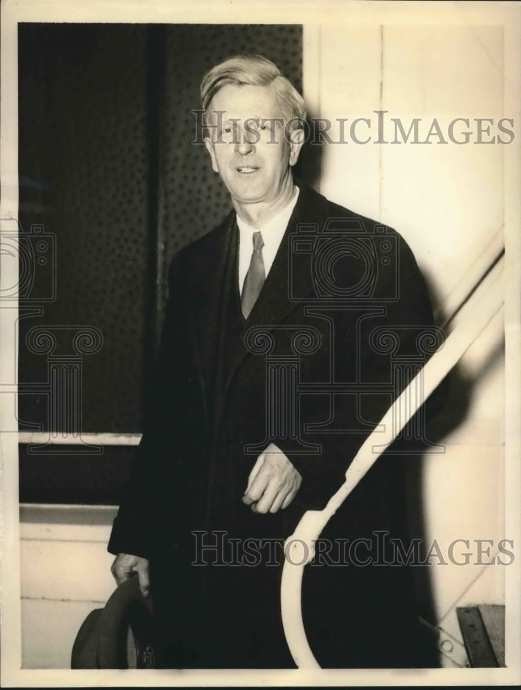 1934 Press Photo James G. McDonald, High Commissioner on German Refugees- Historic Images