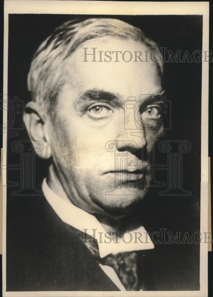 1934 Press Photo Dr. Erwin Bumpke, temporarily succeeds as President of Germany- Historic Images