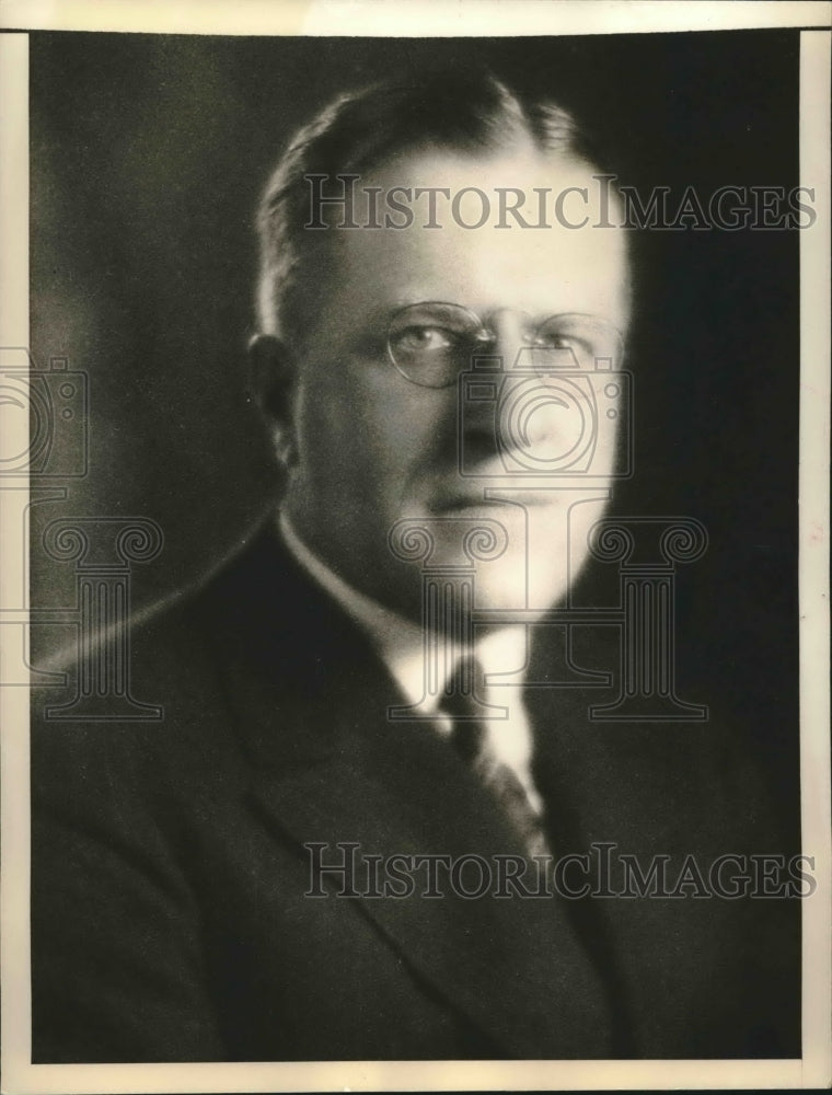 1934 Press Photo JW Kieckenhefer, President of the Made in America Club- Historic Images