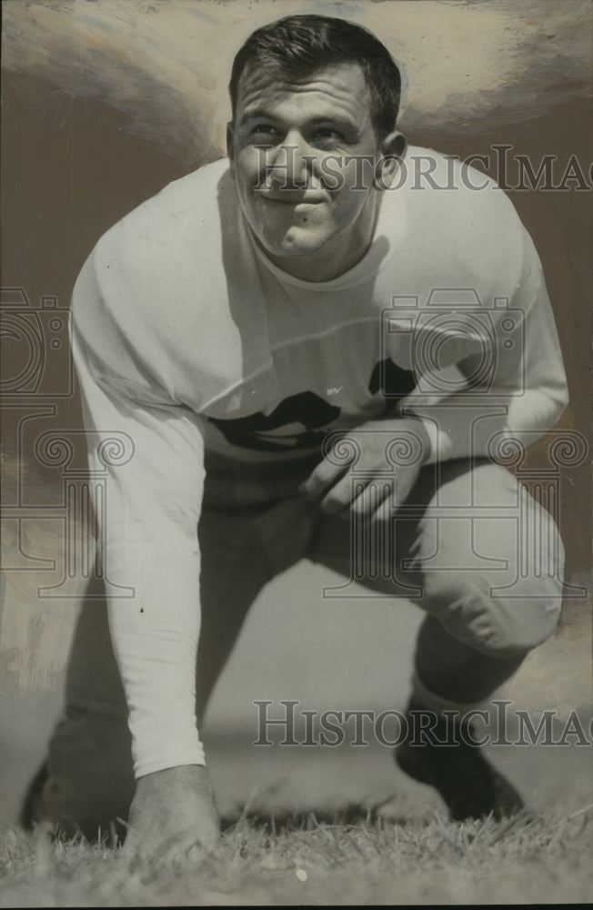 Press Photo Football player, Al Reeh - sba10230- Historic Images