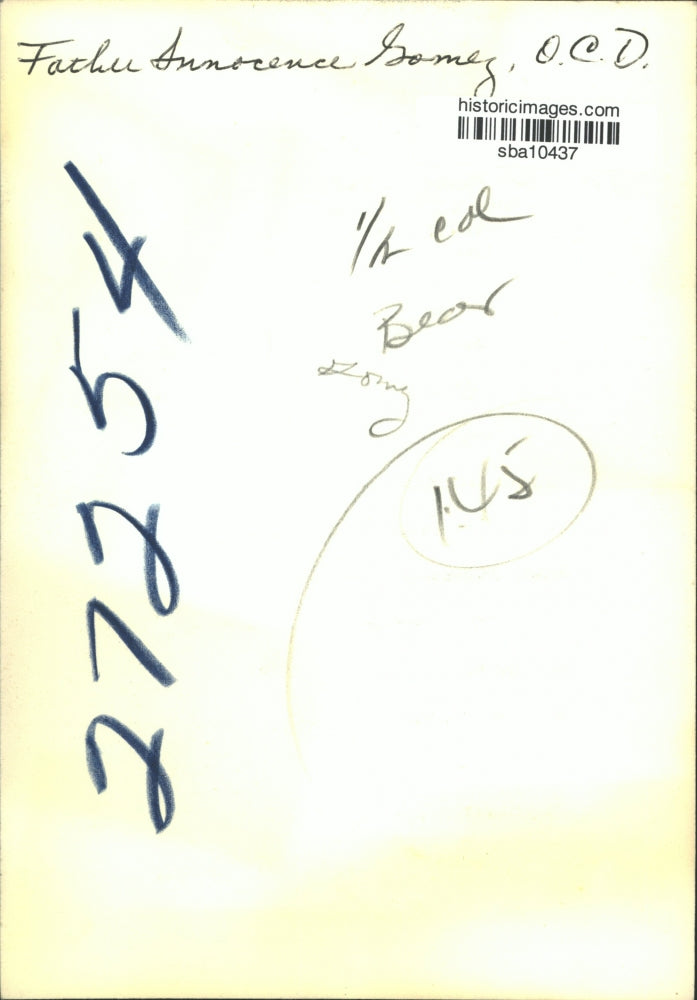 Press Photo Father Innocence Gomez OCD - sba10437